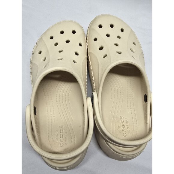 Crocs Baya Platform Clog Winter White (Cream) Women's Size 5- Read Description - Picture 9 of 16